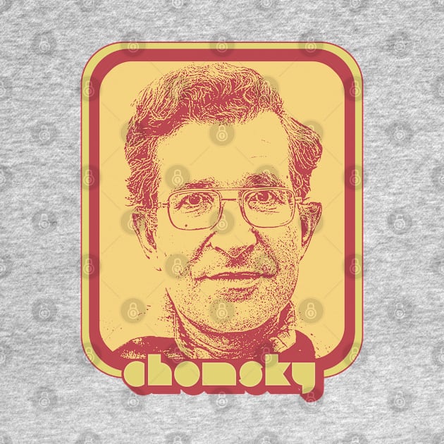 Noam Chomsky // Retro 90s Tribute Styled Fan Design by DankFutura